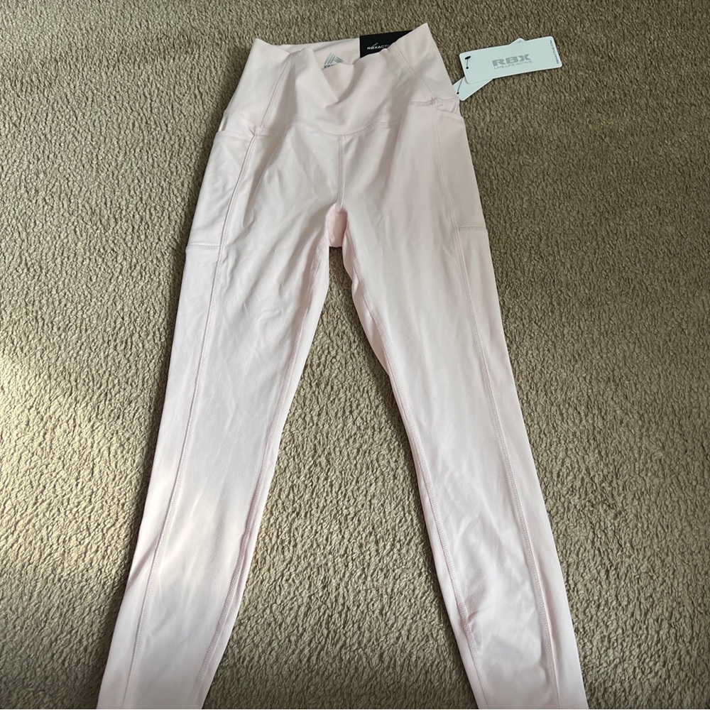 NWT RBX High Waisted Ankle Length Athletic Pants Leggings Size Small MSRP $78